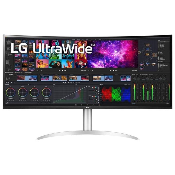 foto del prodotto lg monitor 5k ultrawide curved monitor 40wp95x w 947 cm 397 pollici 5120 x 2160 nano ips hdr 10 thunderbolt 4 argento
