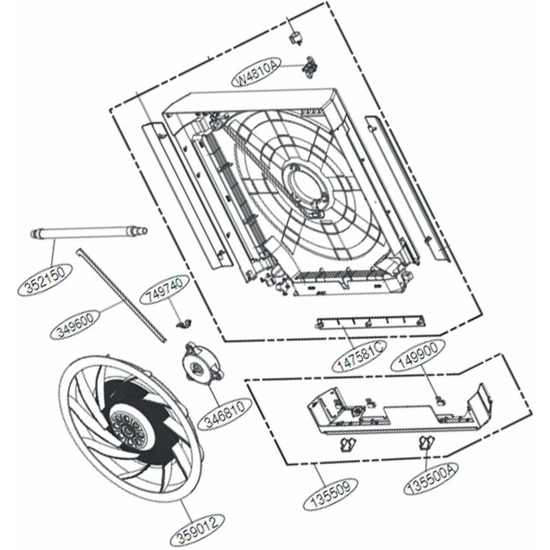 foto del prodotto lg motore del ventilatore codice n 346810 climatizzatori, condizionatori 4369889