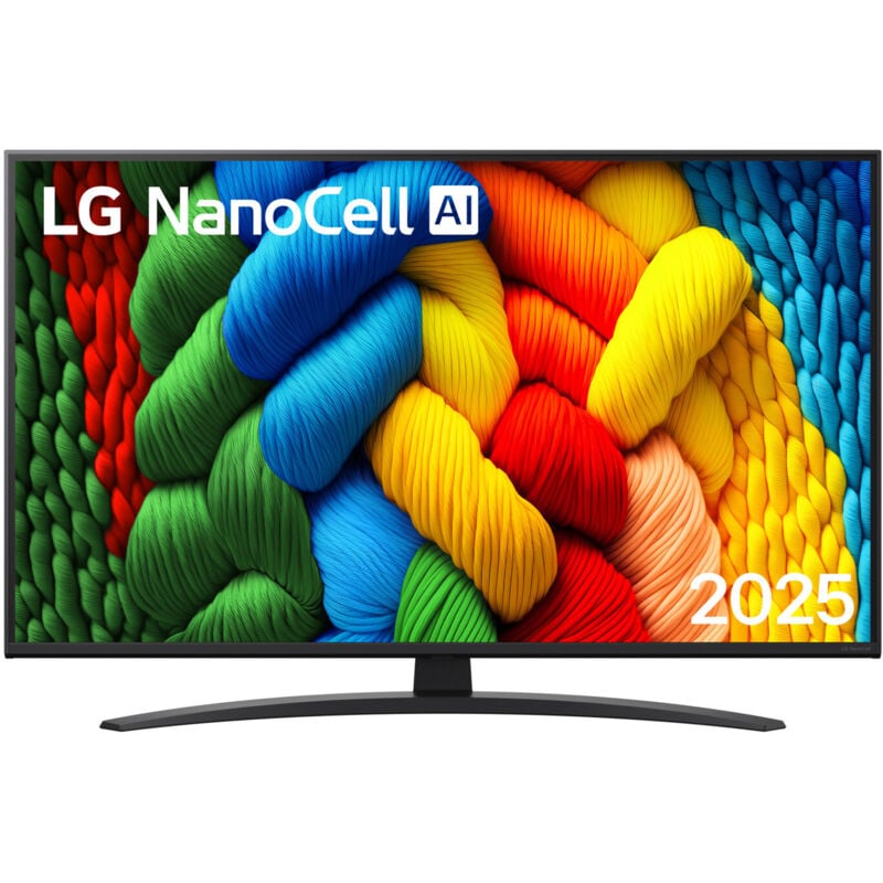 foto del prodotto lg nanocell ai 43nano81a6a tv serie nano81 43 4k, 7 gen8, hdr10, 20w, 3 hdmi con game optimizer, smart tv webos 25