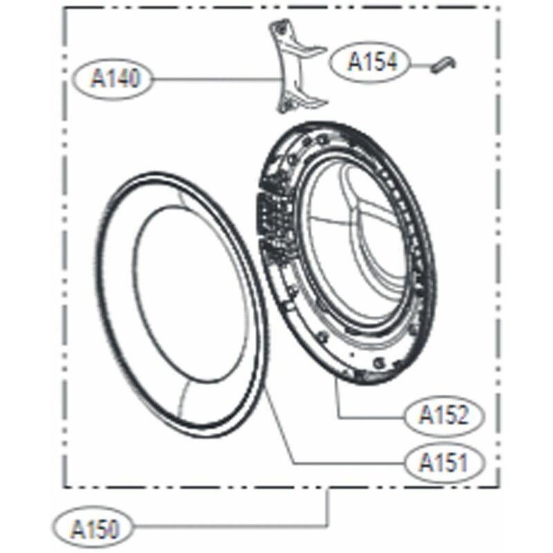 foto del prodotto lg obl completo n. di rif. a150 lavatrice 4346445