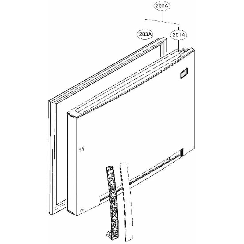 foto del prodotto lg portello del freezer rif. 200a frigorifero, congelatore 322604
