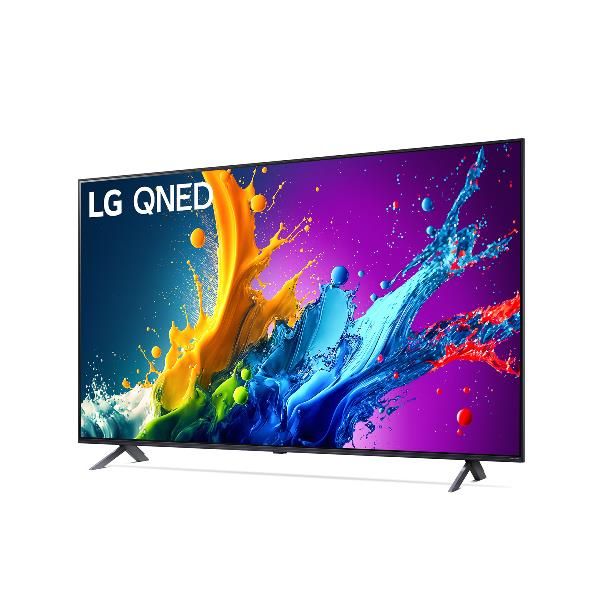 foto del prodotto lg qned ai 55 serie qned80 55qned80t6a, tv 4k, 3 hdmi, smart tv 2024