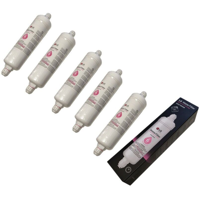 foto del prodotto lg set di 5 filtri per l acqua esterni per adq73693901 frigorifero