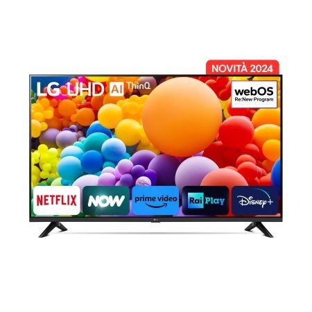 foto del prodotto lg uhd ai 50 serie ut73 50ut73006la, tv 4k, 3 hdmi, smart tv 2024