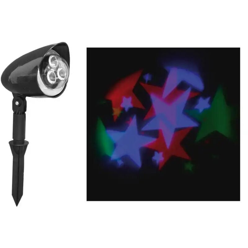 foto del prodotto lgv faretto faretto proiettore led stelle laser 3d multicolore distanza 10 metri