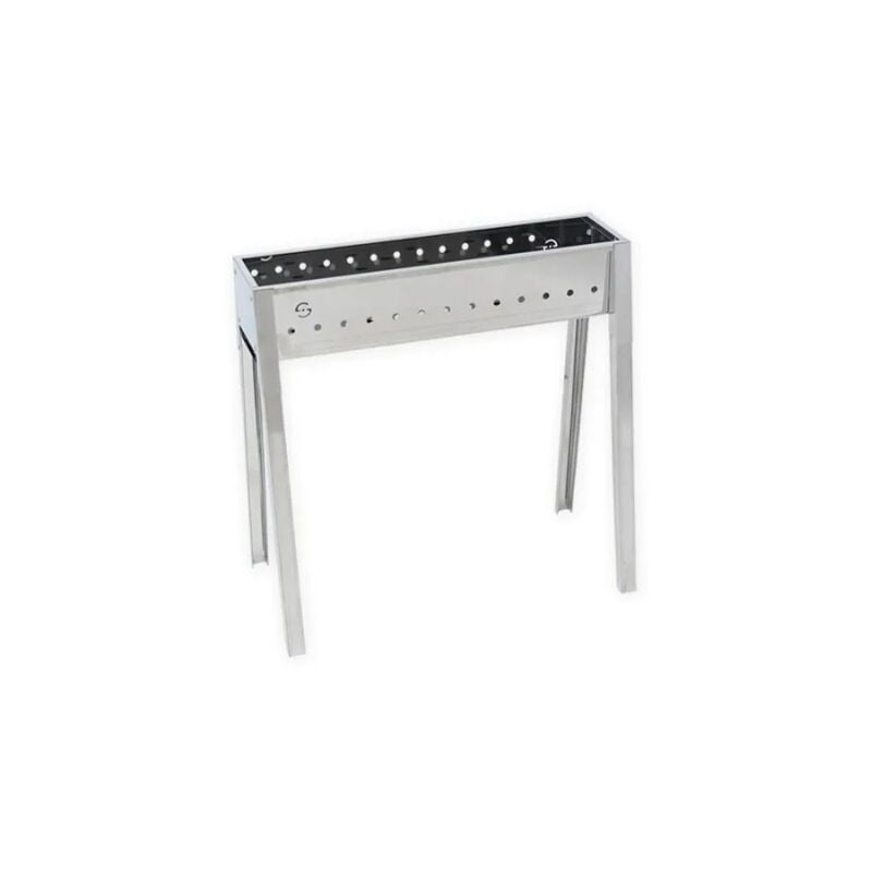 foto del prodotto lgvshopping barbecue a carbone per arrosticini lisa milano 50 in acciaio inox