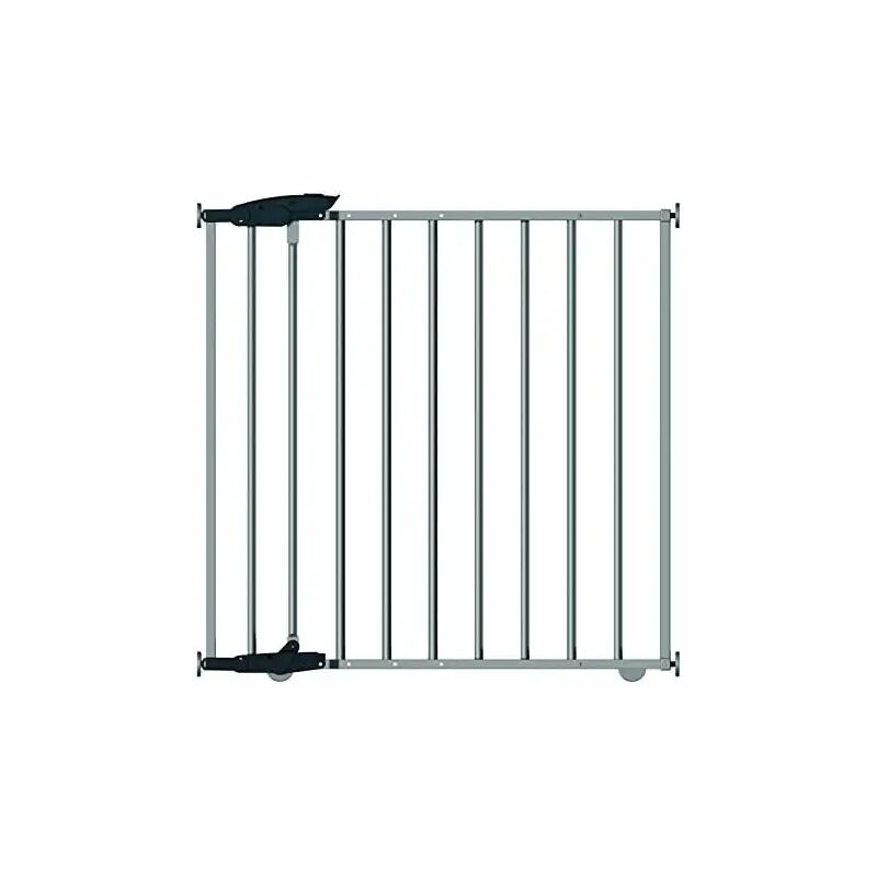 foto del prodotto lgvshopping barriera di sicurezza argento cancelletto regolabile elia 71,5 106cm divisorio