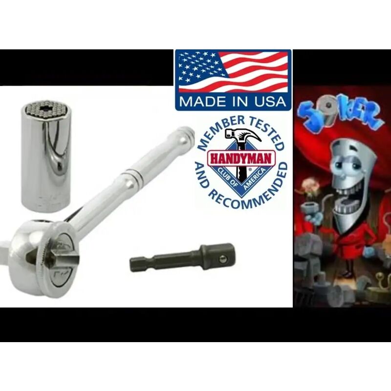 foto del prodotto lgvshopping cricchetto reversibile joker kit 3 pz svita avvita tutto avvitatore universale