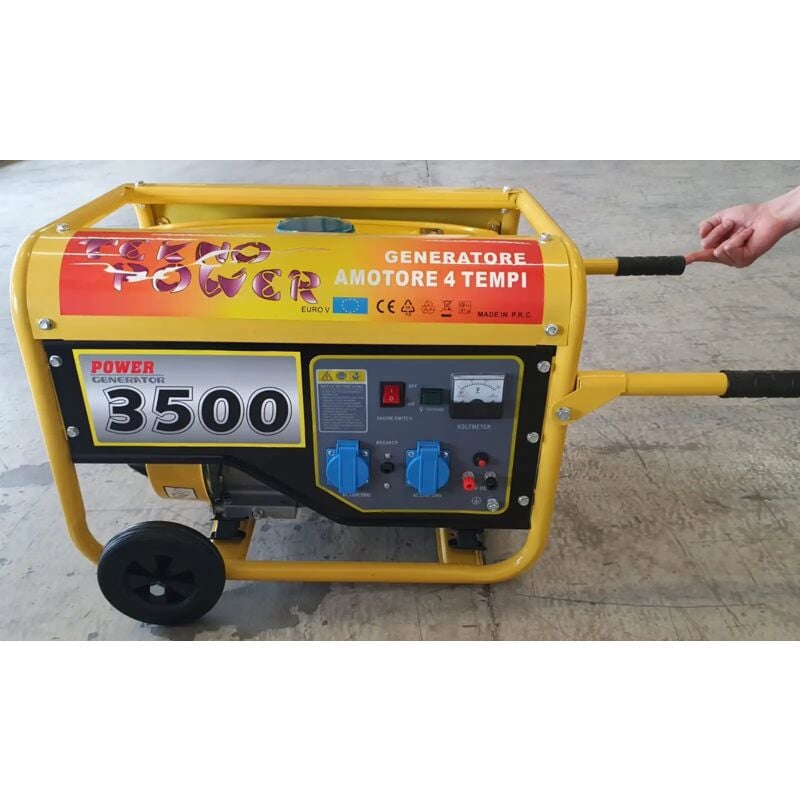 foto del prodotto lgvshopping gruppo elettrogeno generatore di corrente 3kw motore 4tempi 15 litri 6,5hp euro5