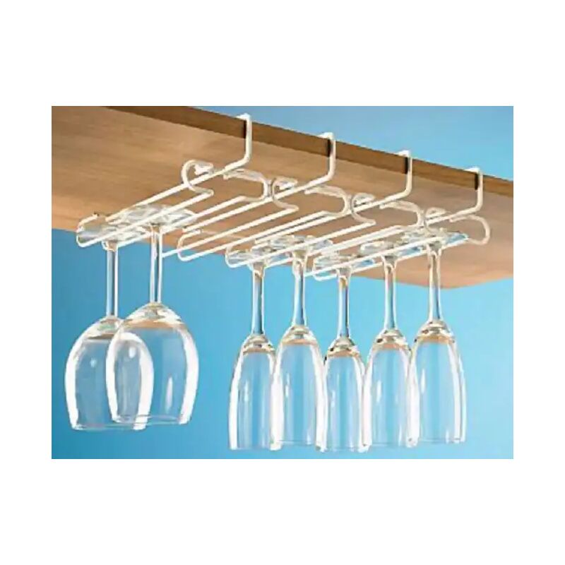 foto del prodotto lgvshopping metaltex portabicchieri calice a parete o a sospensione 12 16 bicchieri 33x27 cm