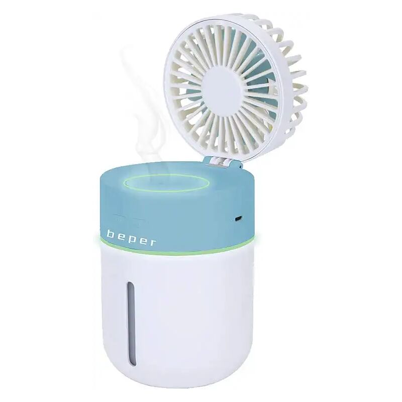 foto del prodotto lgvshopping mini ventilatore nebulizzatore umidificatore diffusore di essenze usb luce led