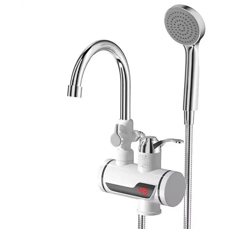 foto del prodotto lgvshopping miscelatore rubinetto elettrico acqua calda istantanea con displey e doccetta