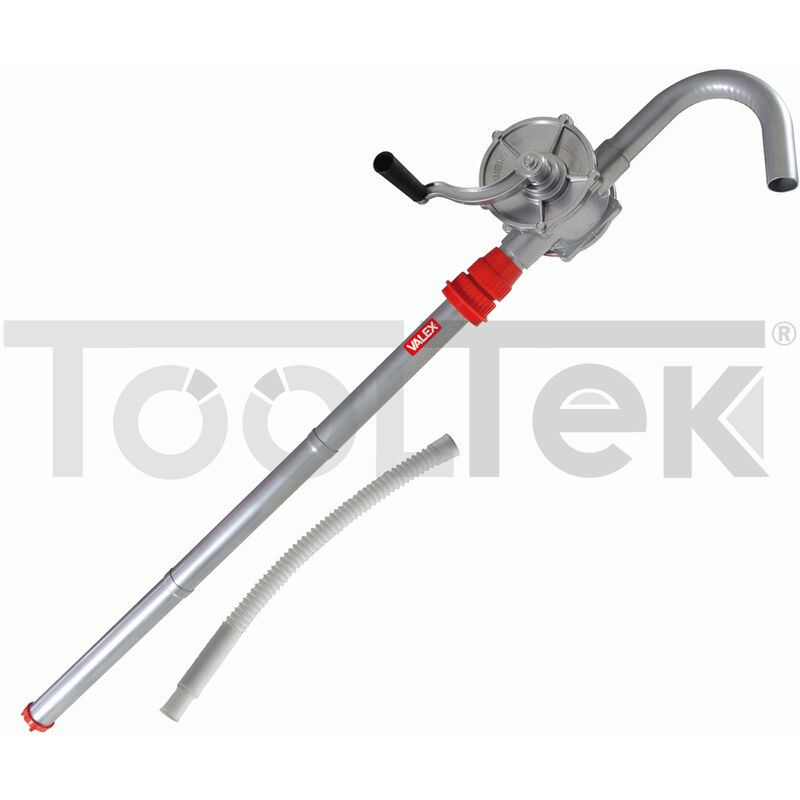 foto del prodotto lgvshopping pompa travaso liquido rotativa fusti manuale a manovella valex