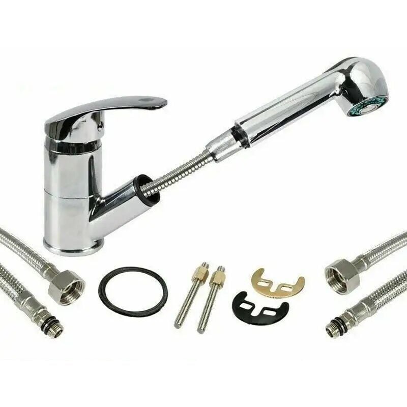 foto del prodotto lgvshopping rubinetto miscelatore monocomando cucina lavello lavabo con doccetta estraibile