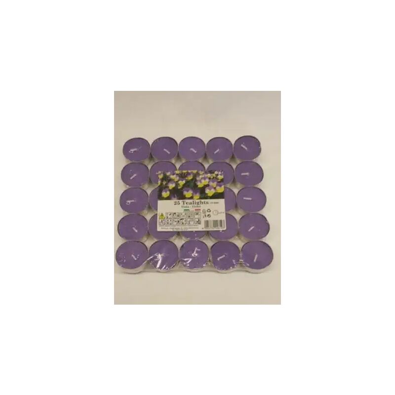 foto del prodotto lgvshopping set 25 lumini profumatori tealight fragranza violette candele violet