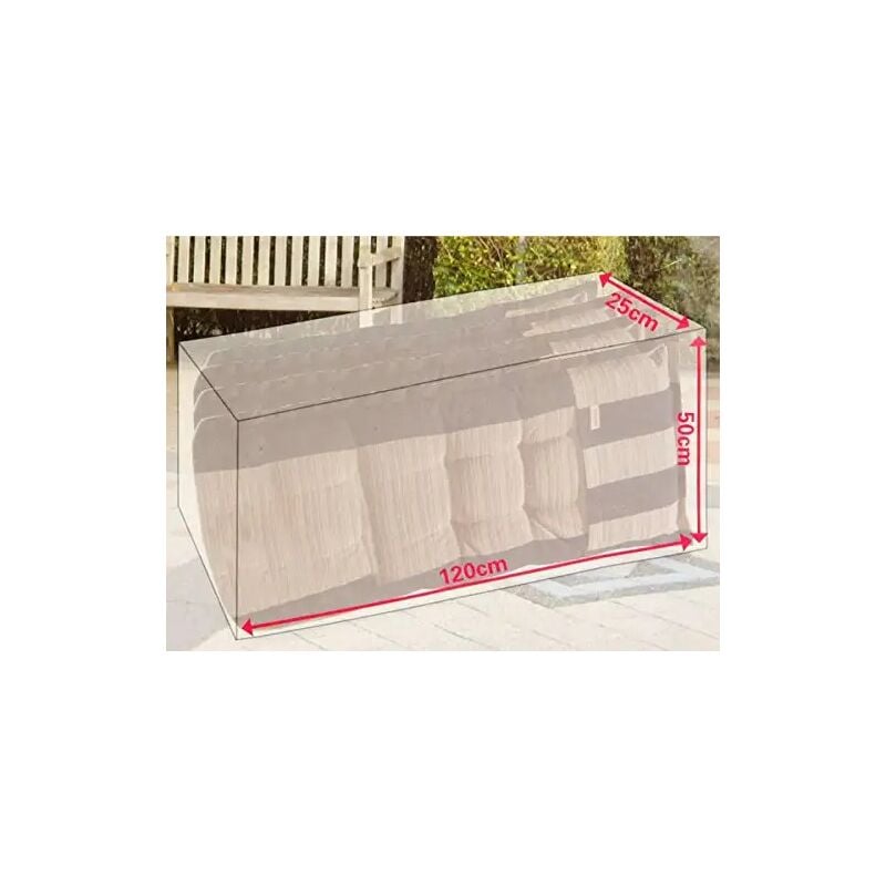 foto del prodotto lgvshopping telo copri cuscini copertura fino a 4 cuscini telone 120x50cm esterni giardino