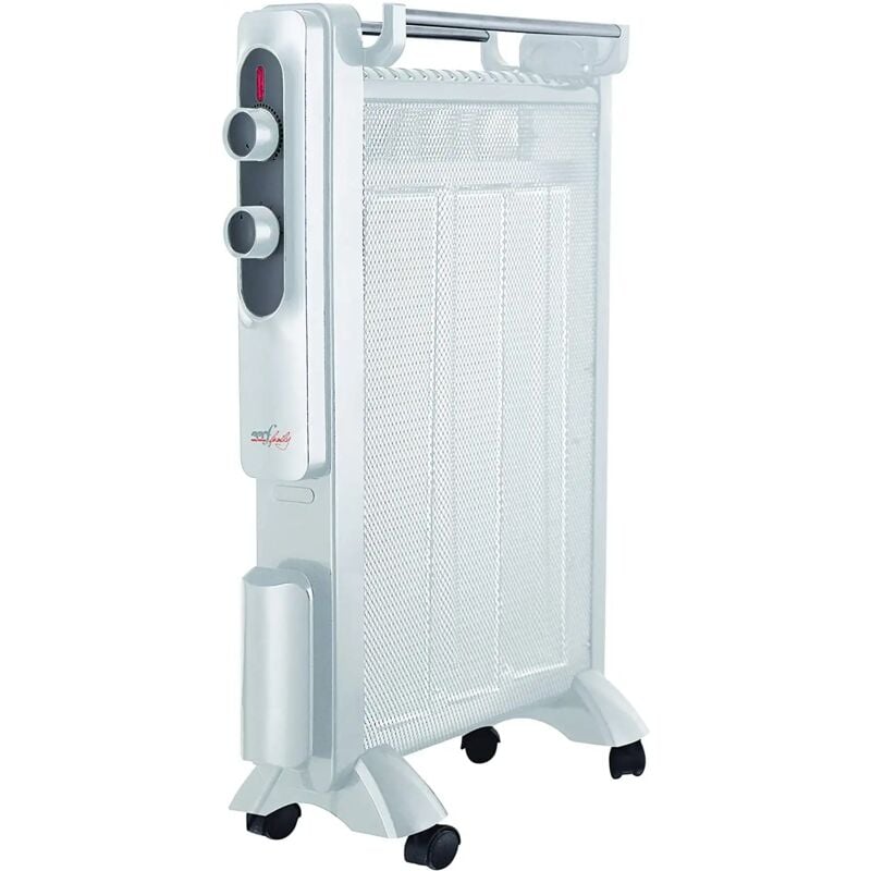 foto del prodotto lgvshopping - termoconvettore con 3 elementi riscaldanti in mica 3 potenze 1500w max bianco