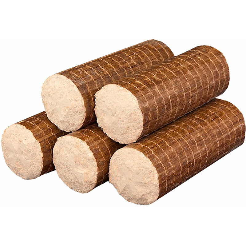 foto del prodotto lgvshopping tronchetti in legno faggio bricchetti per stufe caminetti e forni pizzeria 10kg