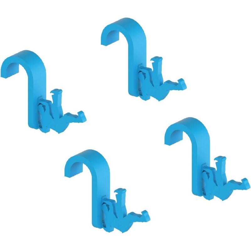 foto del prodotto lh handy hook appendino universale per radiatore scaldasalviette spessore maggiorato per la massima robustezza blu