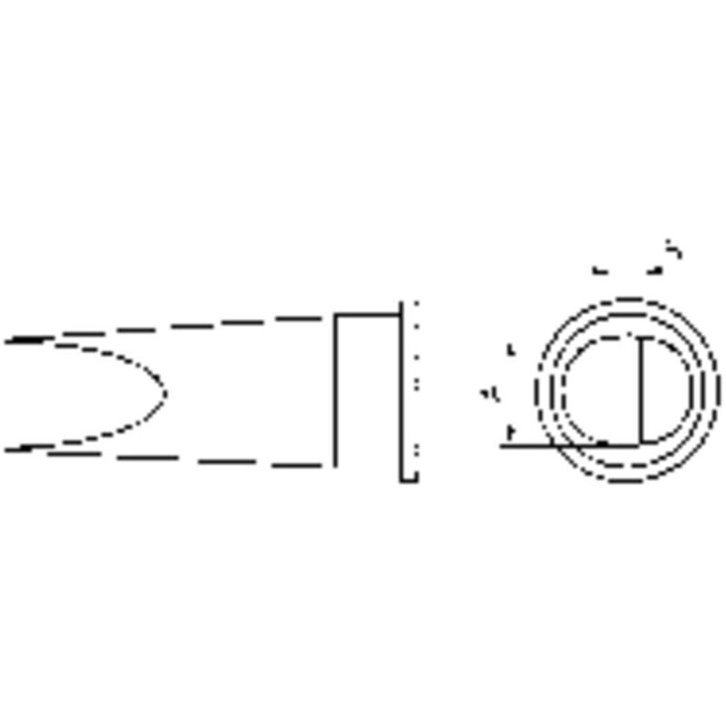 foto del prodotto lht e punta di saldatura forma piatta dimensione punta 6.7 mm contenuto 1 pz. weller