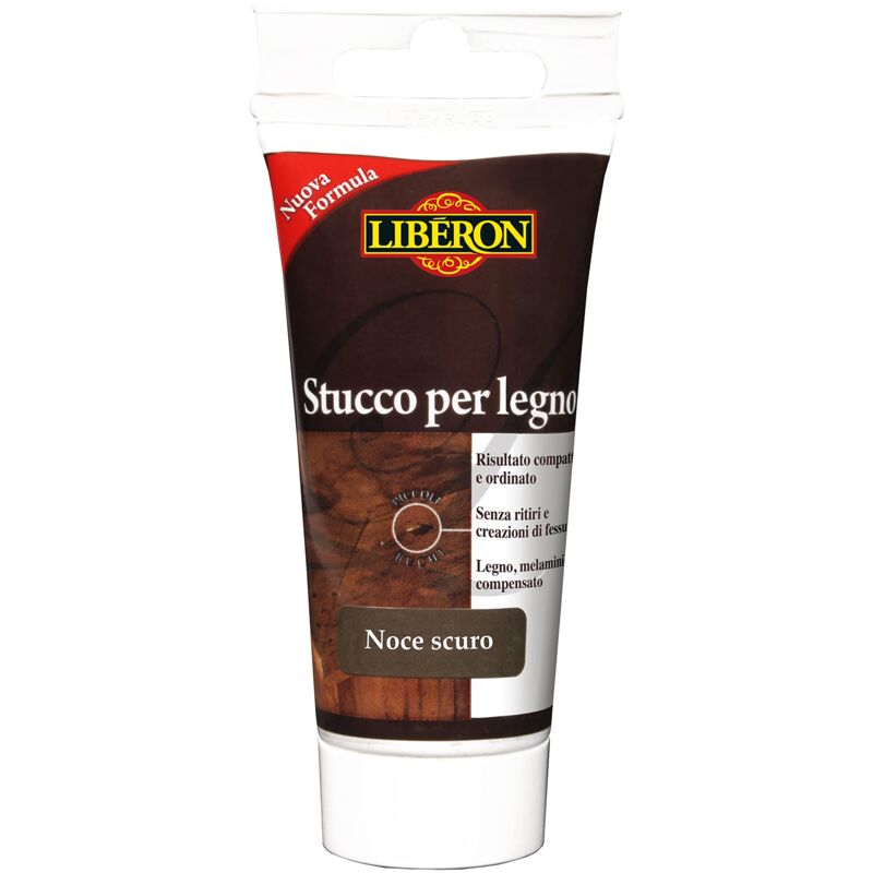 foto del prodotto liberon stucco per legno all acqua noce scuro 150 gr