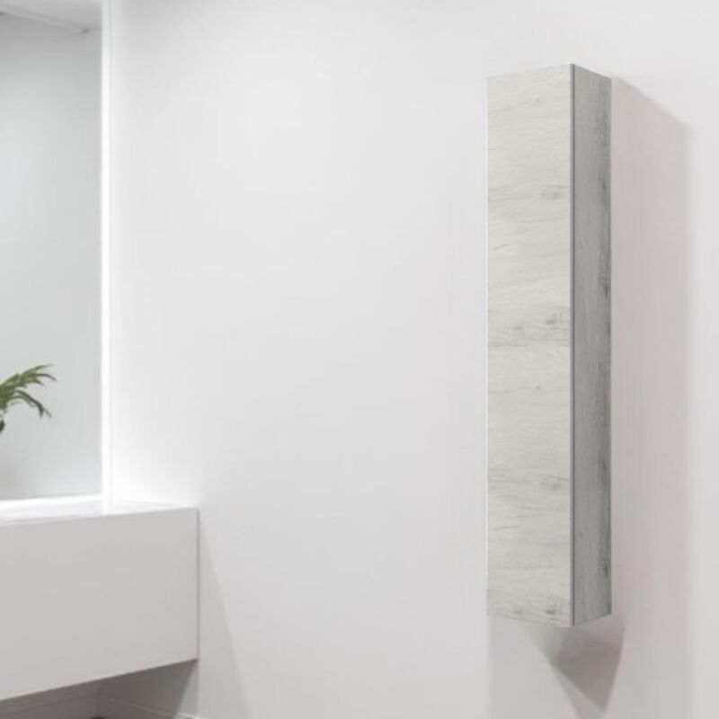 foto del prodotto liberoshopping colonna reversibile singola a 1 anta 160h quercia bianco