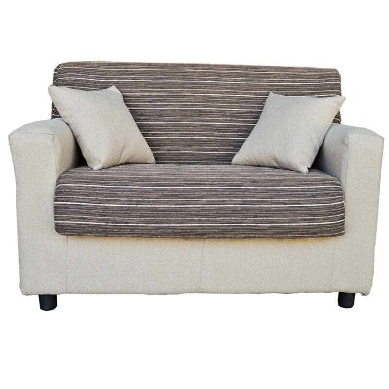 foto del prodotto liberoshopping divano 2 posti nocciola 2 tessuto sfoderabile 124 cm bologna