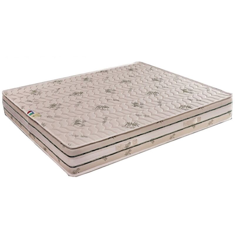 foto del prodotto liberoshopping materasso matrimoniale tecnology in tessuto aloe vera con molle insachettate e memory 160x190 cm