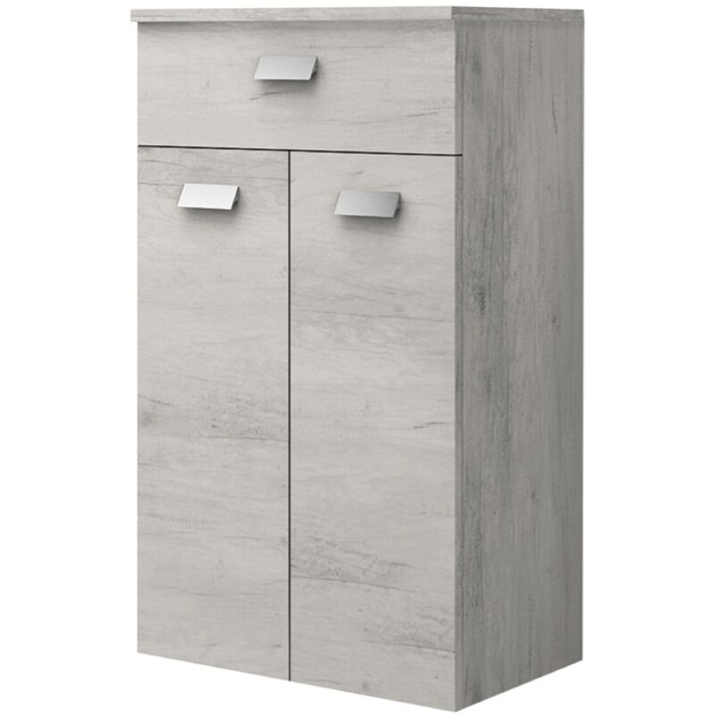 foto del prodotto liberoshopping mobile sospeso con 2 ante e 1 cassetto 61x34 quercia bianco