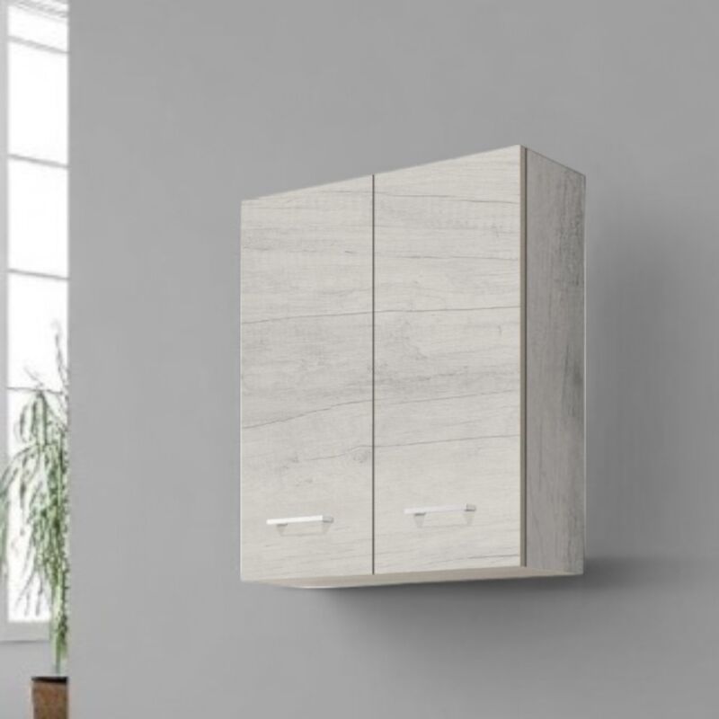 foto del prodotto liberoshopping pensile doppio gaia 60x22 quercia bianco