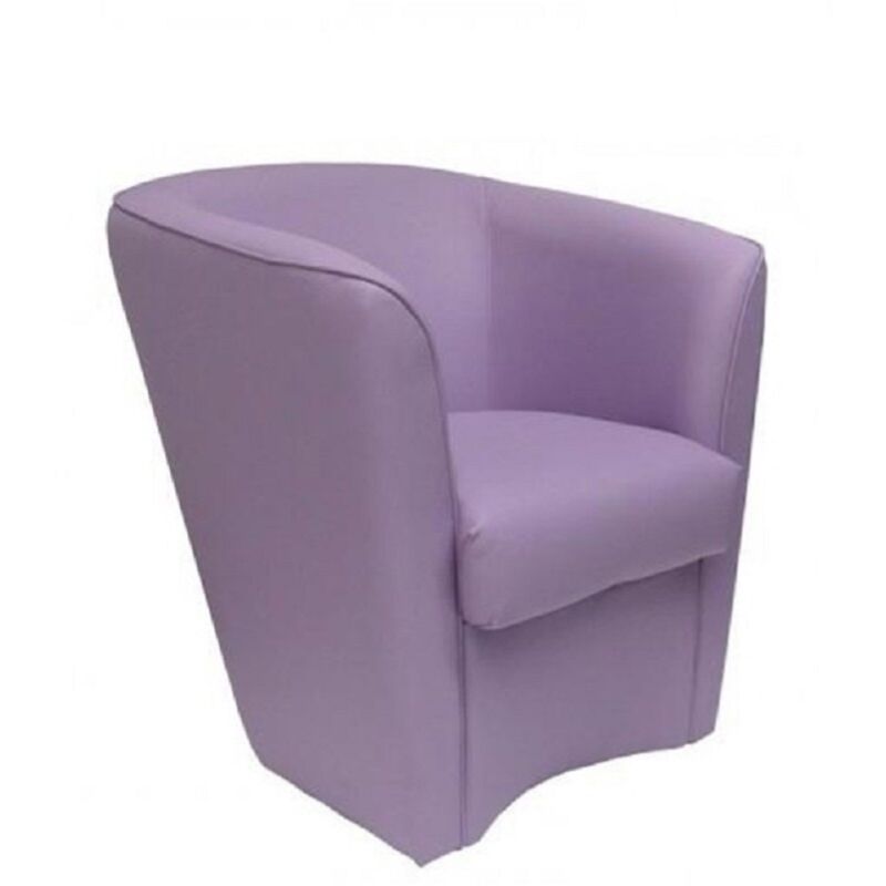foto del prodotto liberoshopping - poltrona valentina in ecopelle lilla per casa ufficio