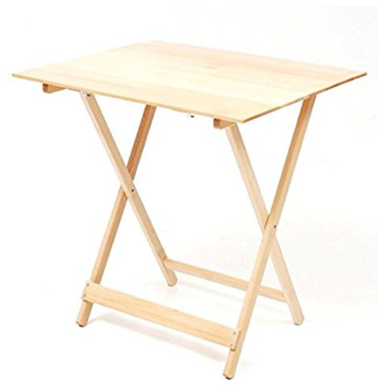 foto del prodotto liberoshopping tavolo in legno richiudibile faggio naturale 60x87 cm