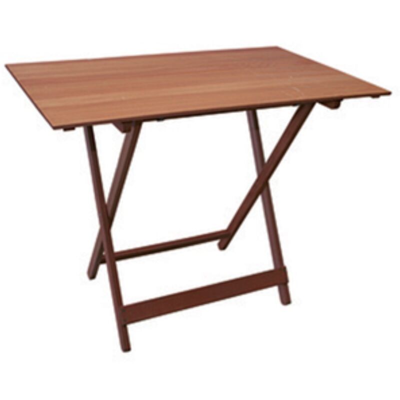 foto del prodotto liberoshopping tavolo in legno richiudibile faggio noce 60x97 cm
