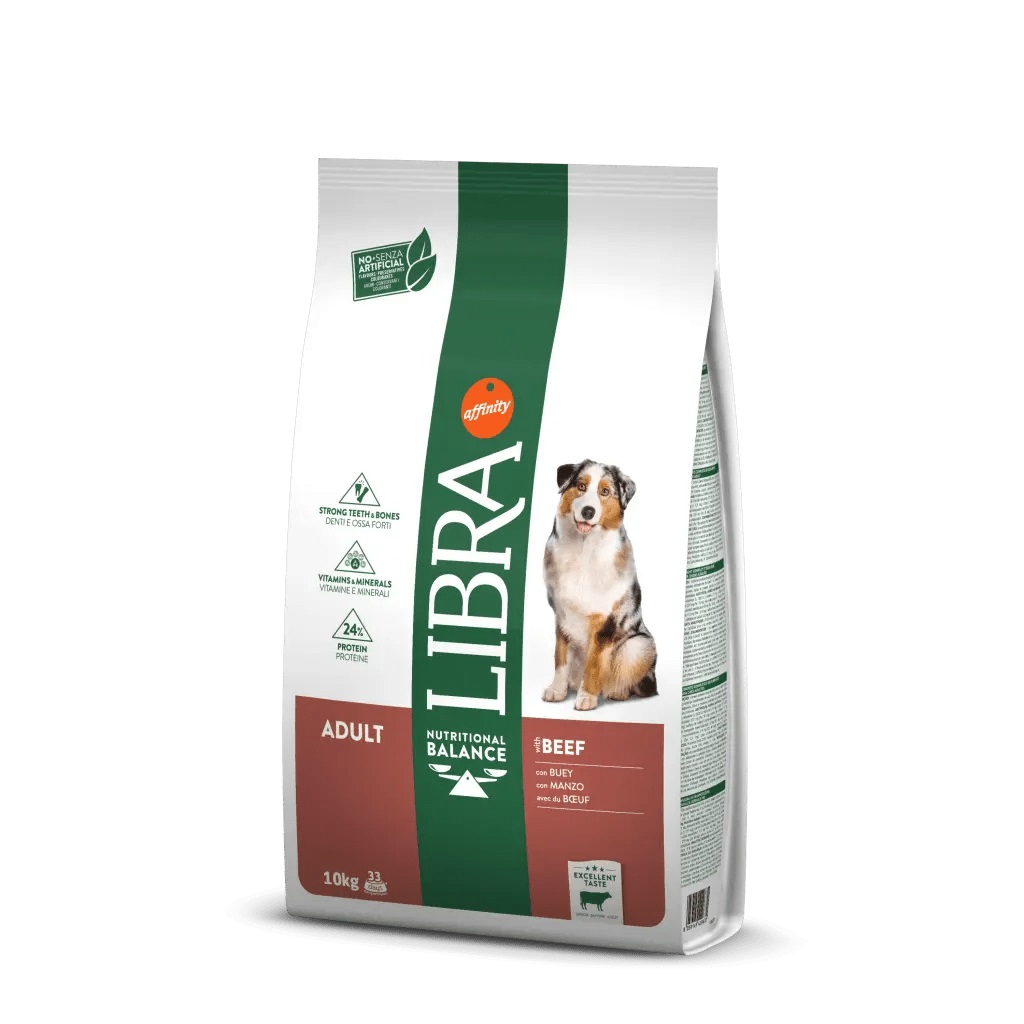 foto del prodotto libra cane adulto manzo 10 kg
