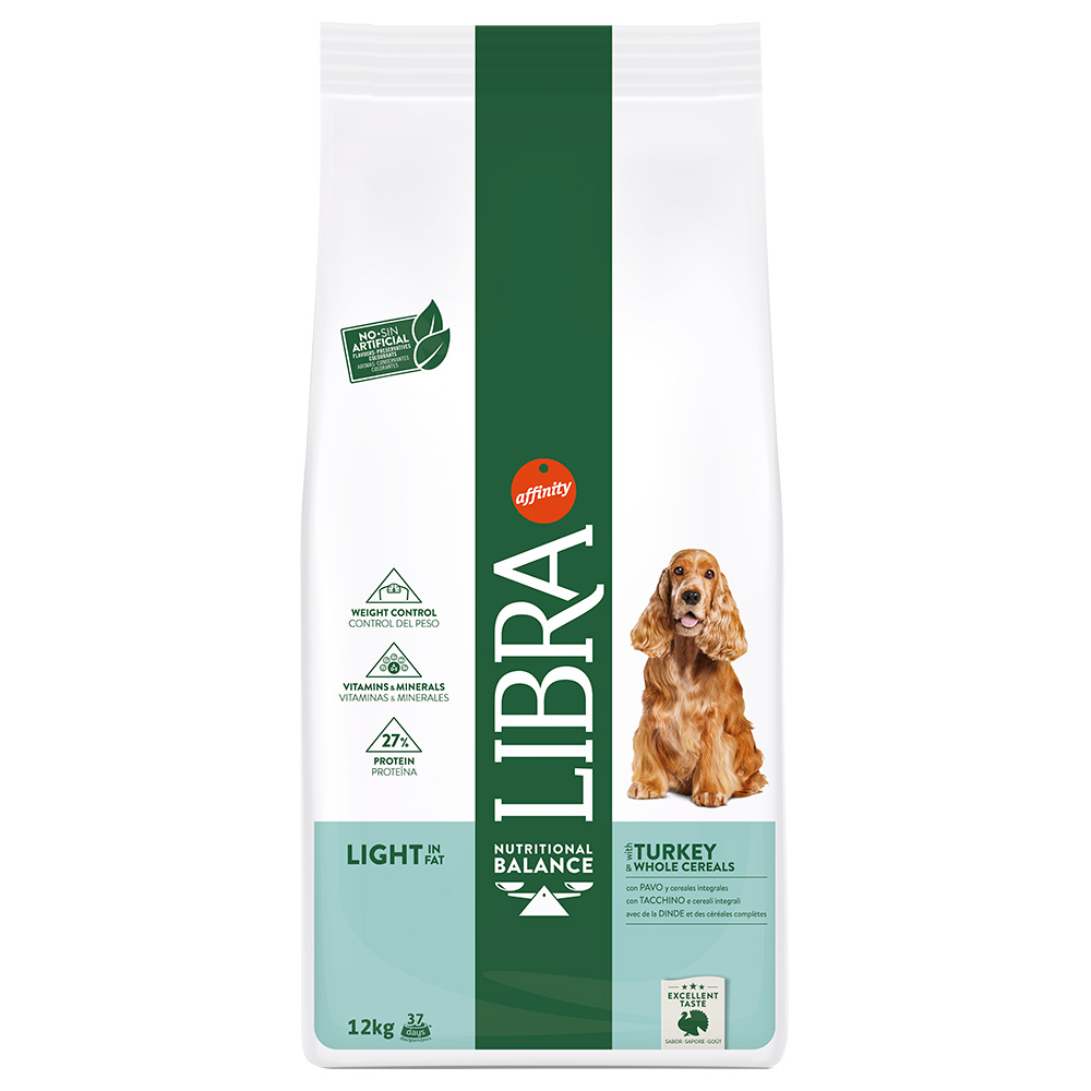 foto del prodotto libra dog light con tacchino crocchette per cane 12 kg