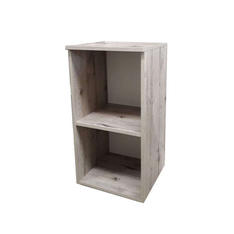 foto del prodotto libreria 2 ripiani 40x40xh74cm rovere wellington