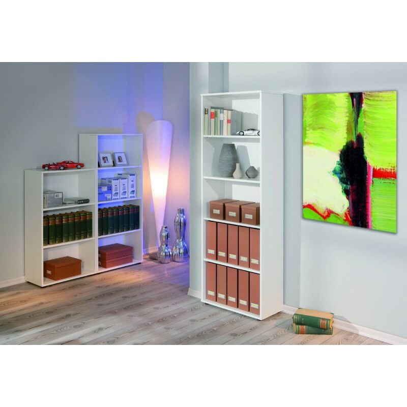 foto del prodotto libreria 5 livelli in laminato djame, 60x30x180h