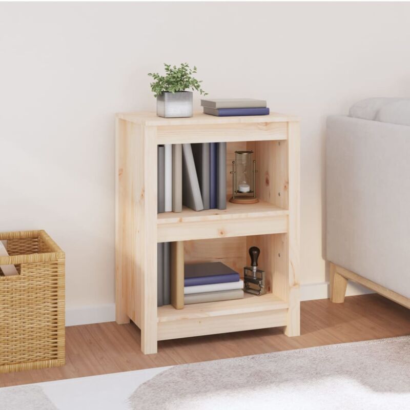 foto del prodotto libreria 50x35x68 cm in legno massello di pino vidaxl
