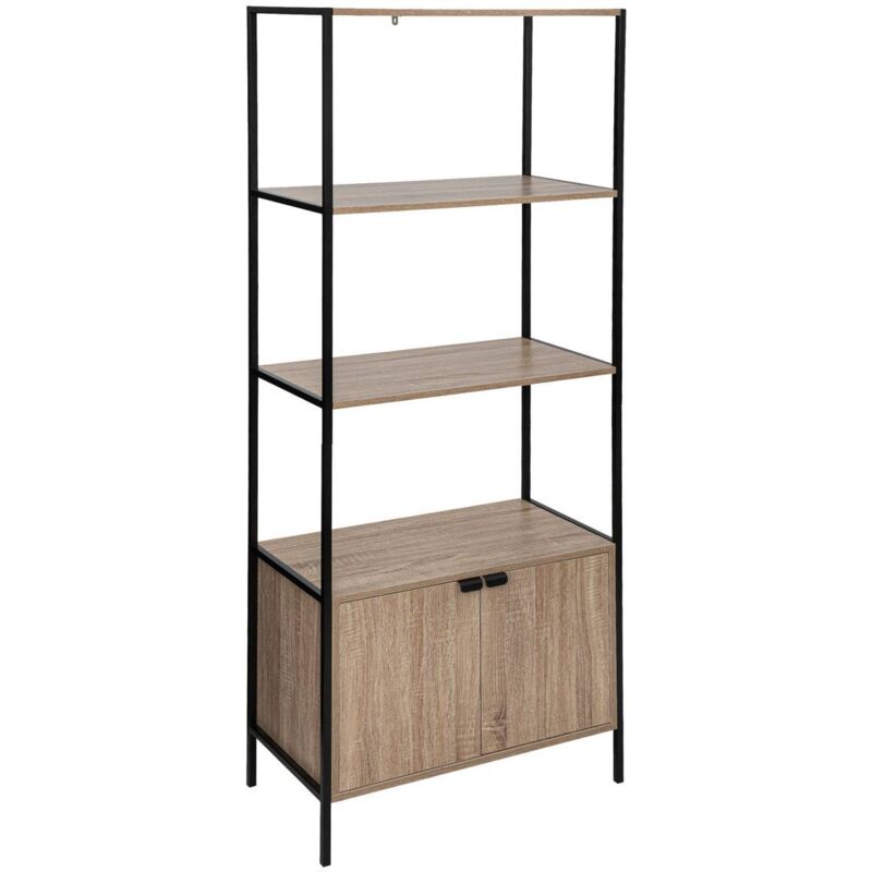 foto del prodotto libreria a 2 piani aliaj effetto rovere naturale 5five