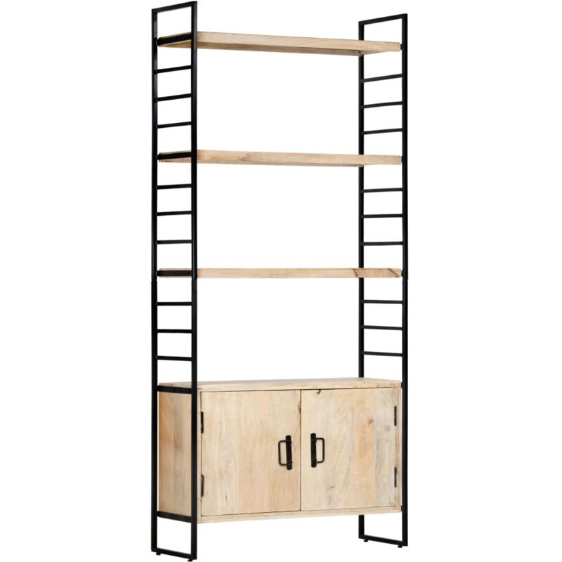 foto del prodotto libreria a 4 livelli 80x30x180 cm in legno massello di mango vidaxl
