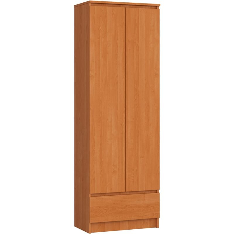 foto del prodotto libreria akord r60 ontano 60 cm 2 ante 1 cassetto 60x35x180 cm