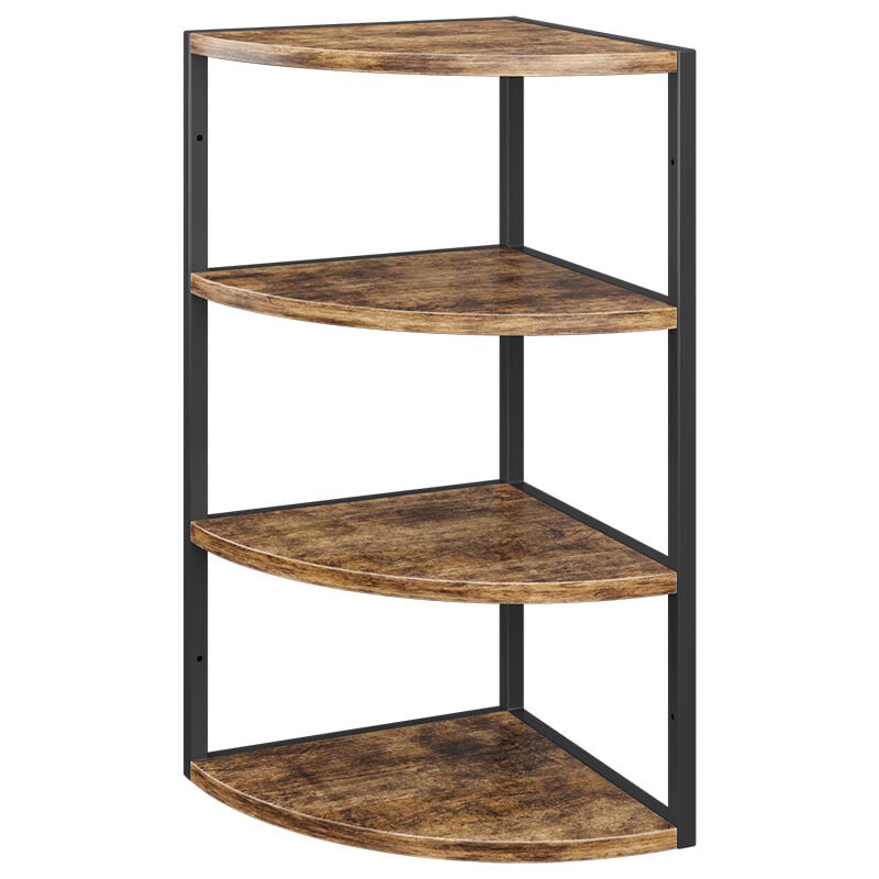 foto del prodotto libreria angolare da terra fyrk, legno antico, 30 x 60 cm, vicco