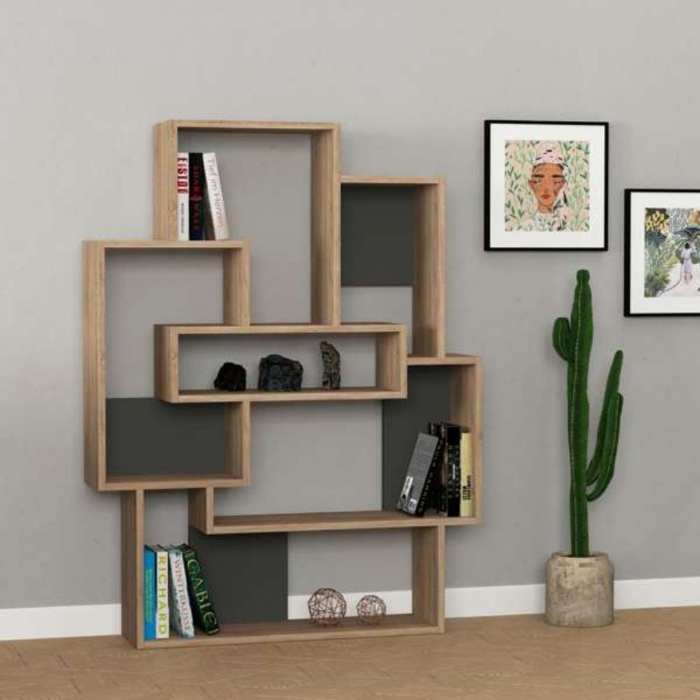 foto del prodotto libreria barce rovere 101x22x132h