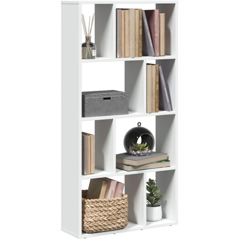 foto del prodotto libreria bianca 60x20x120 cm in truciolato vidaxl