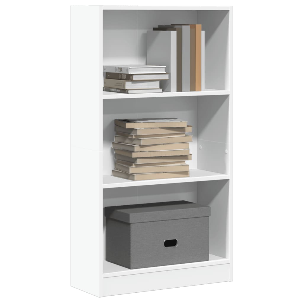 foto del prodotto libreria bianca 60x24x109 cm in truciolato