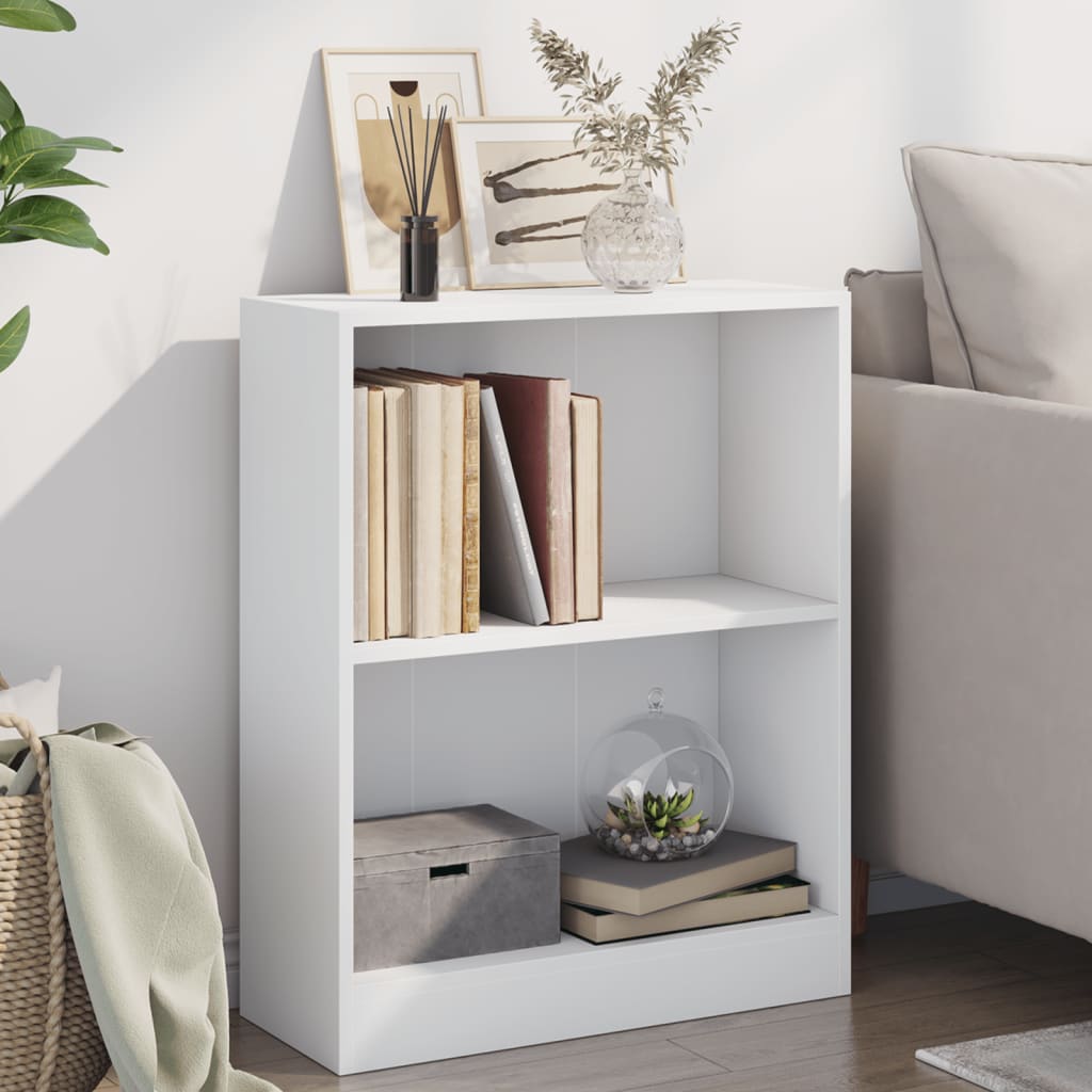 foto del prodotto libreria bianca 60x24x74,5 cm in legno multistrato cod mxl 14461