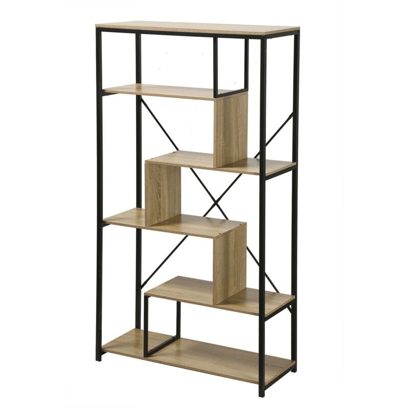 foto del prodotto libreria con ripiani su 6 livelli h 160 cm