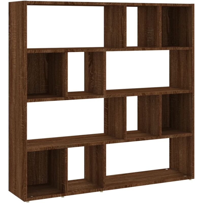 immagine 0 del prodotto libreria con spazio contenitore 105 x 24 x 102 cm multistrato marrone dec030703