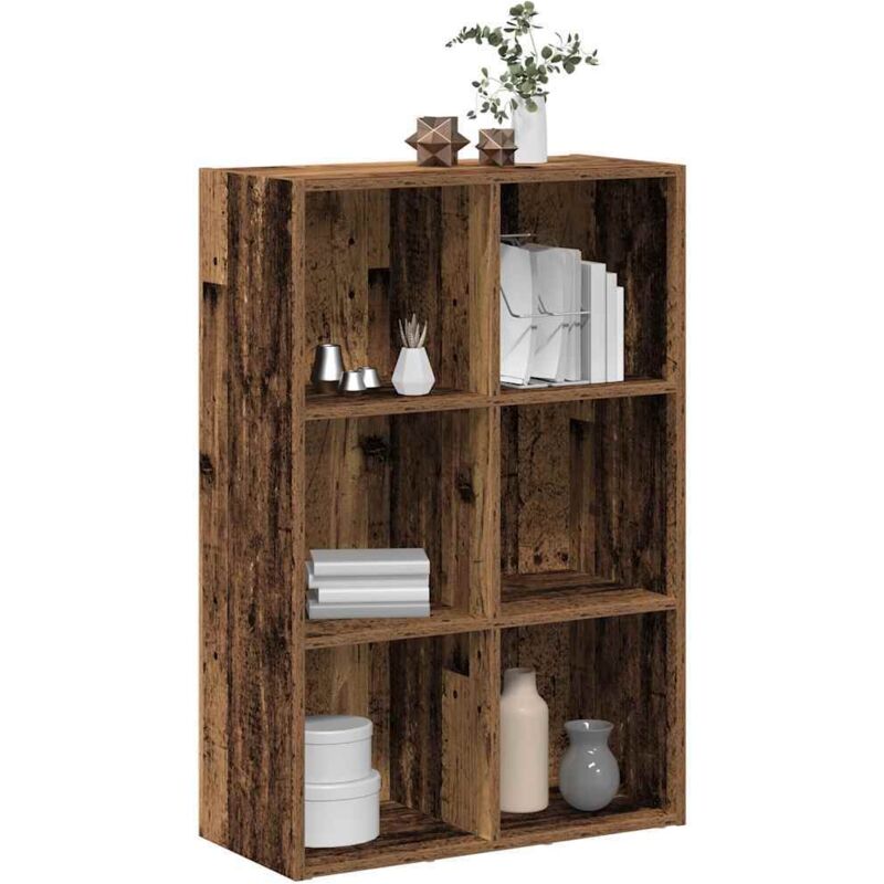 foto del prodotto libreria credenza legno antico 66x30x98 cm legno multistrato vidaxl