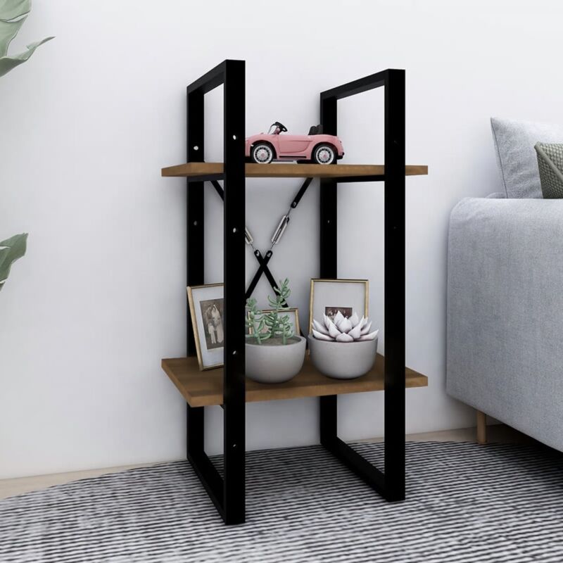foto del prodotto libreria dal design elegante ideale per ogni stanza 40x30x70cm vari colori colore marrone